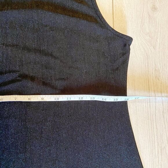 Vintage 90’s little black mini dress lace hem - Picture 9 of 11